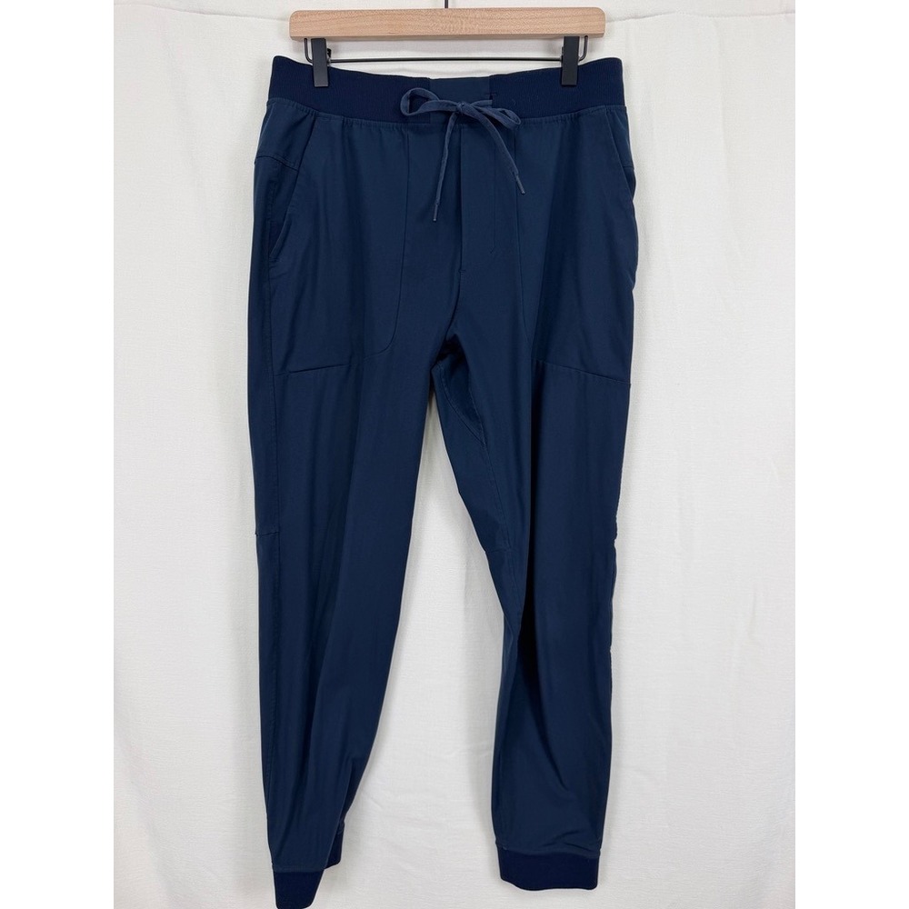 Lululemon On The Fly Jogger Pants‎ Woven - Large Navy Blue Athleisure